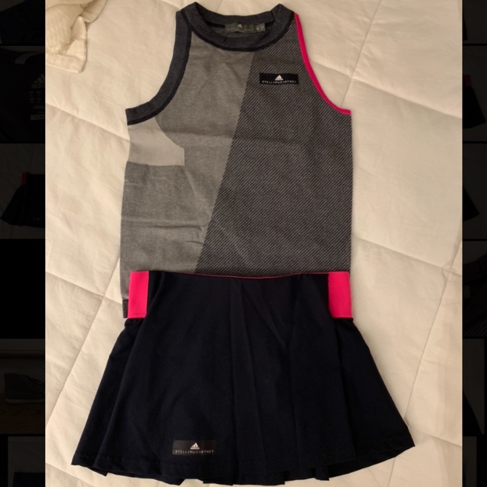 Stella McCartney x Adidas womens tennis skirt and tank. Size Medium- never worn